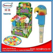 Animales de juguete de cantar con tubo de caramelos